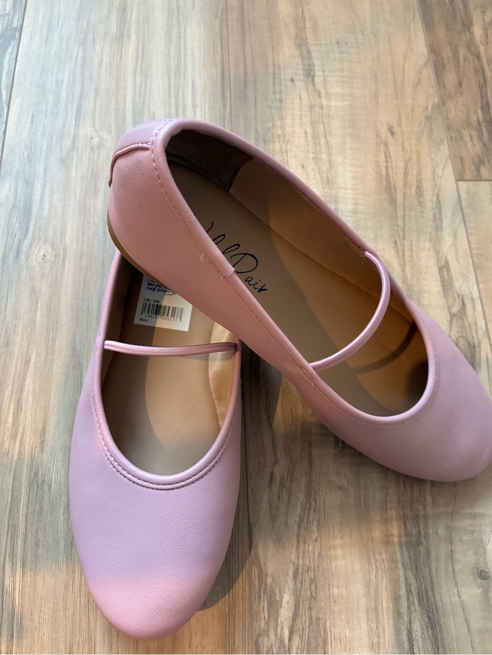 Wild pair Women/Junior Ballet Flats - Pink mauve comfortable rubber soles 7.5